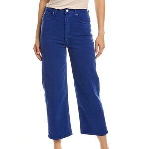Ultramarine Blue High-Rise Wide Leg Jean